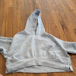 Gray Hooded Sweatshirt